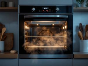 Causas internas del olor persistente en hornos