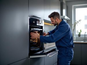 Horno se apaga al cerrar la puerta: posibles causas